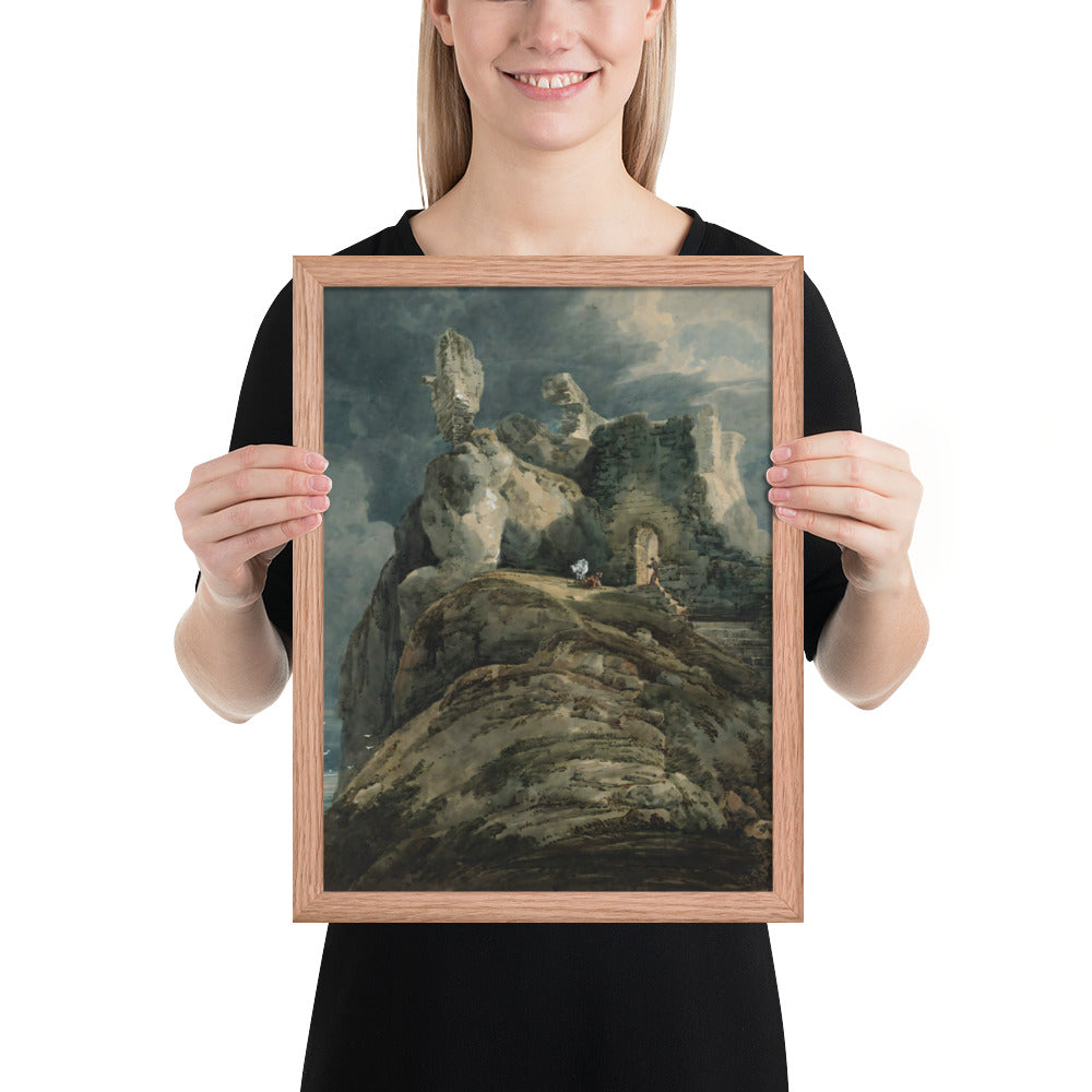 Bamburgh Castle Northumberland by Thomas Girtin