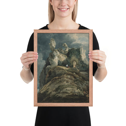 Bamburgh Castle Northumberland by Thomas Girtin