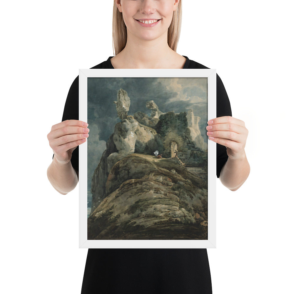 Bamburgh Castle Northumberland by Thomas Girtin