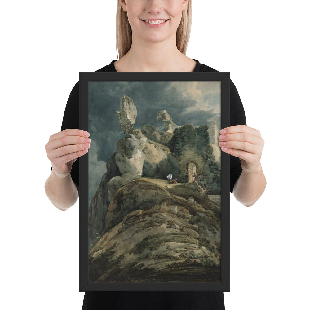 Bamburgh Castle Northumberland by Thomas Girtin