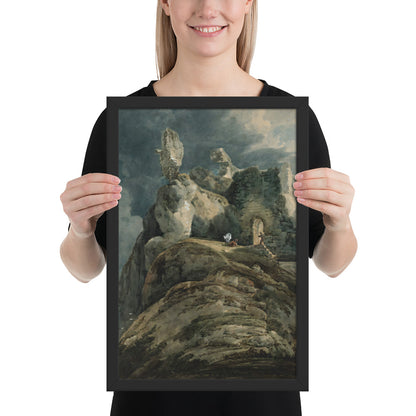 Bamburgh Castle Northumberland by Thomas Girtin