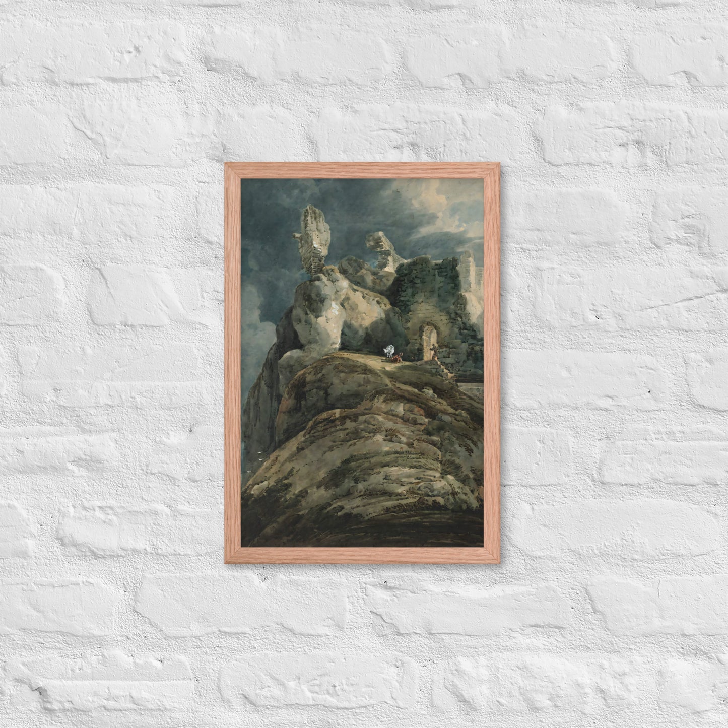 Bamburgh Castle Northumberland by Thomas Girtin