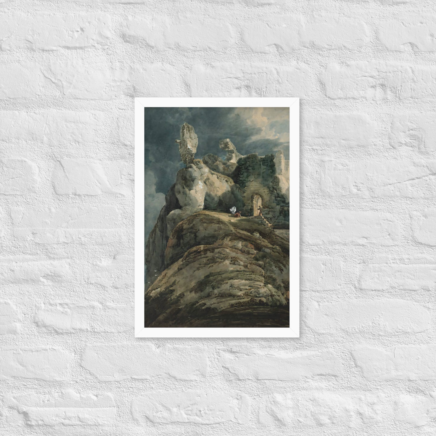 Bamburgh Castle Northumberland by Thomas Girtin