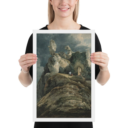 Bamburgh Castle Northumberland by Thomas Girtin