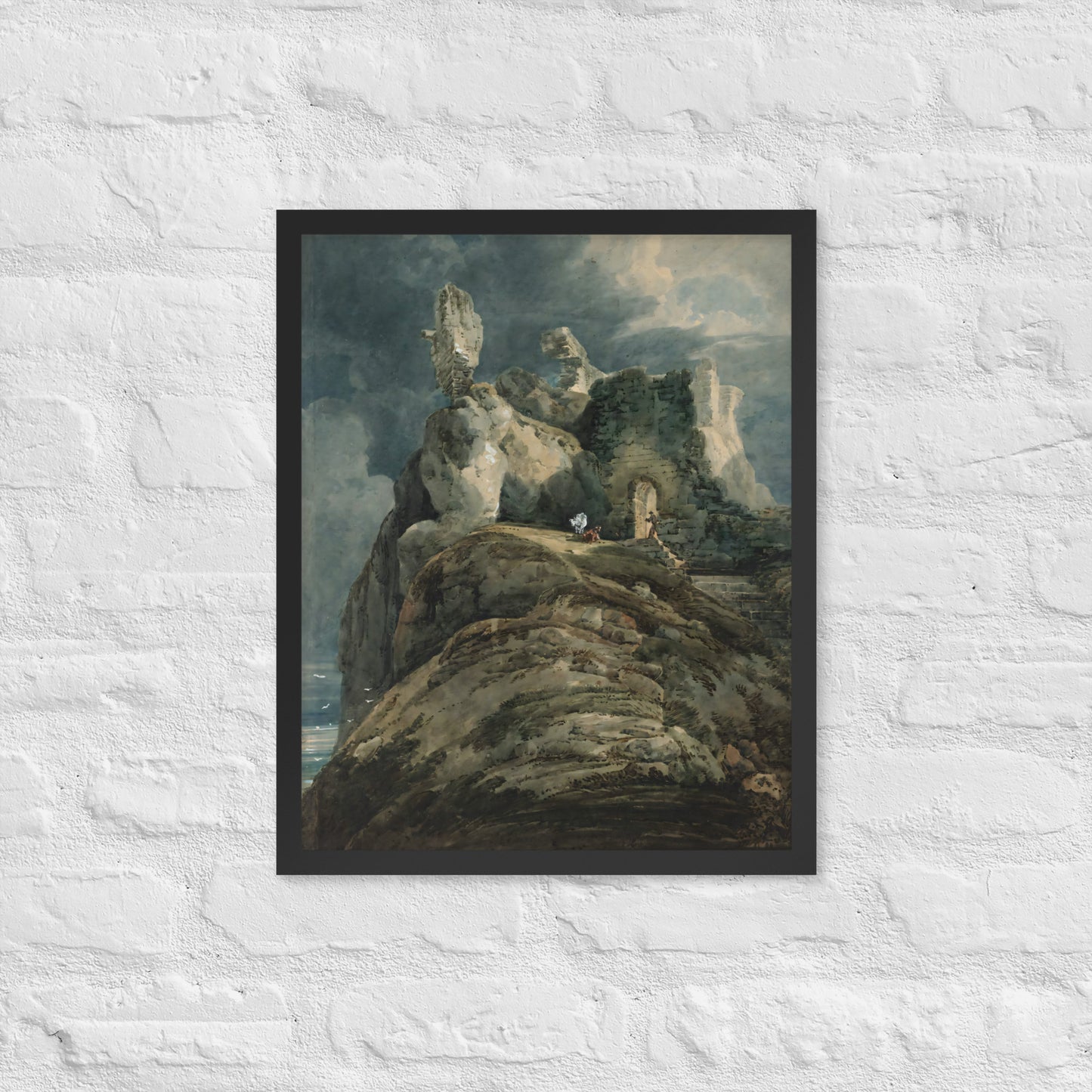 Bamburgh Castle Northumberland by Thomas Girtin