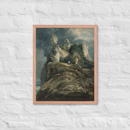 Bamburgh Castle Northumberland by Thomas Girtin