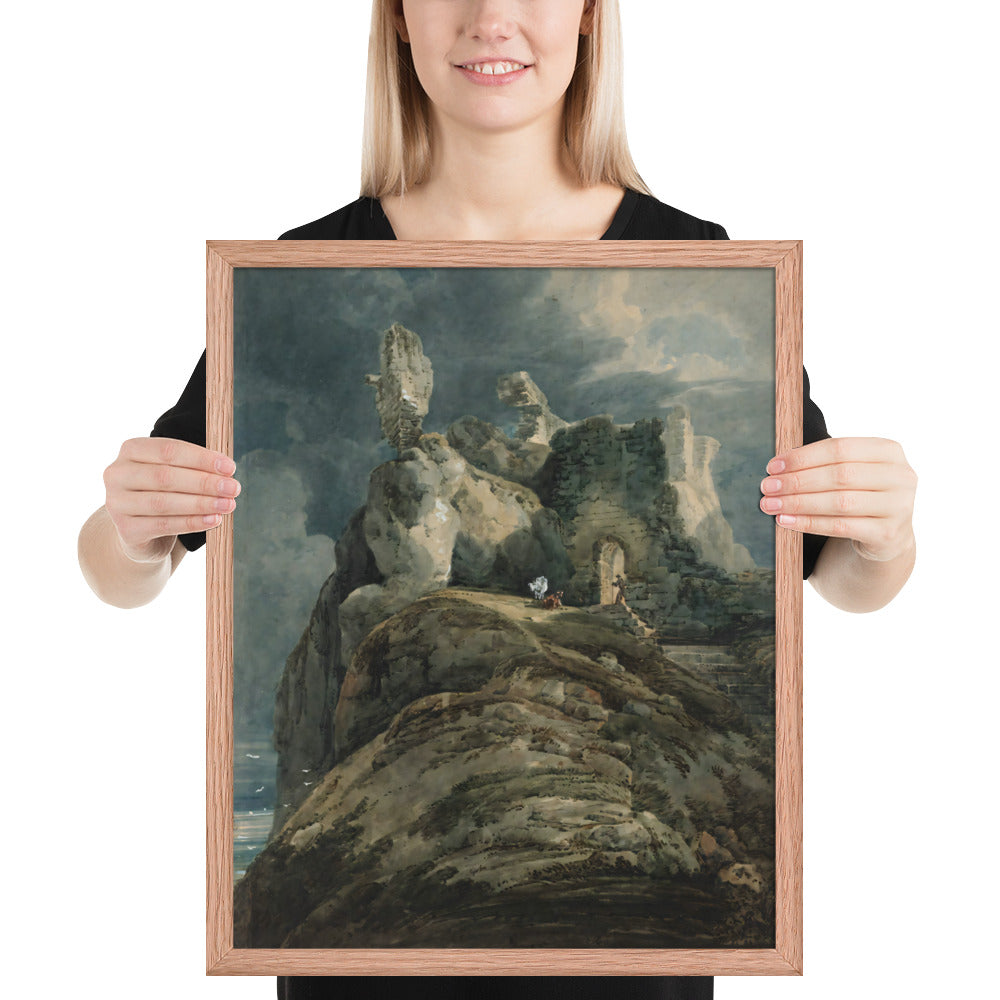 Bamburgh Castle Northumberland by Thomas Girtin