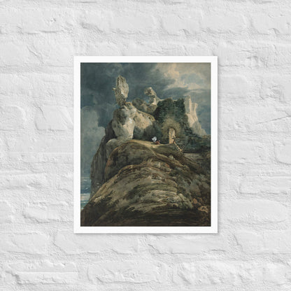 Bamburgh Castle Northumberland by Thomas Girtin