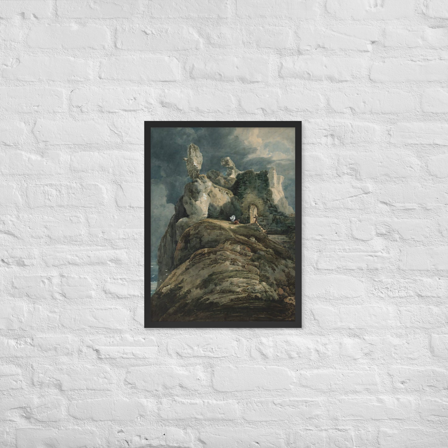 Bamburgh Castle Northumberland by Thomas Girtin