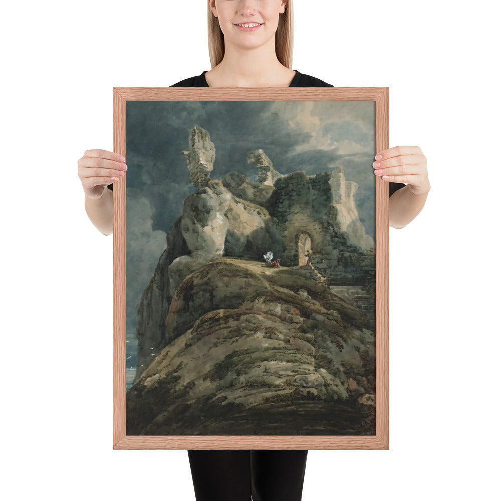 Bamburgh Castle Northumberland by Thomas Girtin