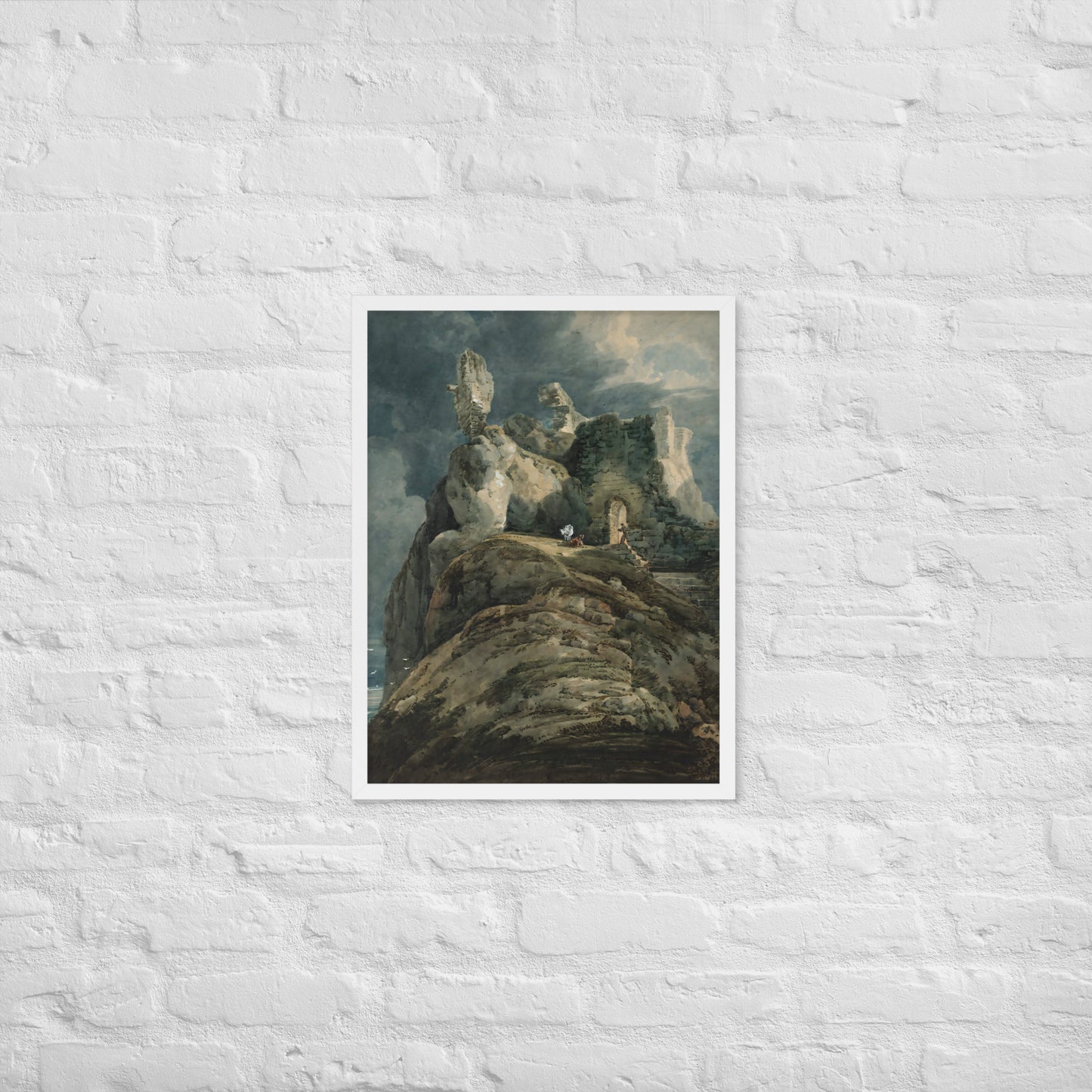 Bamburgh Castle Northumberland by Thomas Girtin