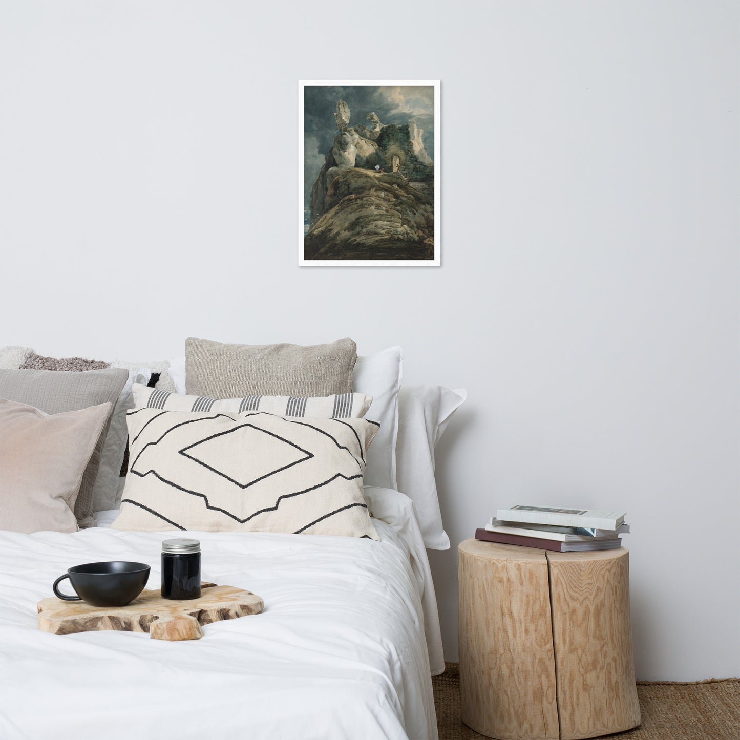 Bamburgh Castle Northumberland by Thomas Girtin