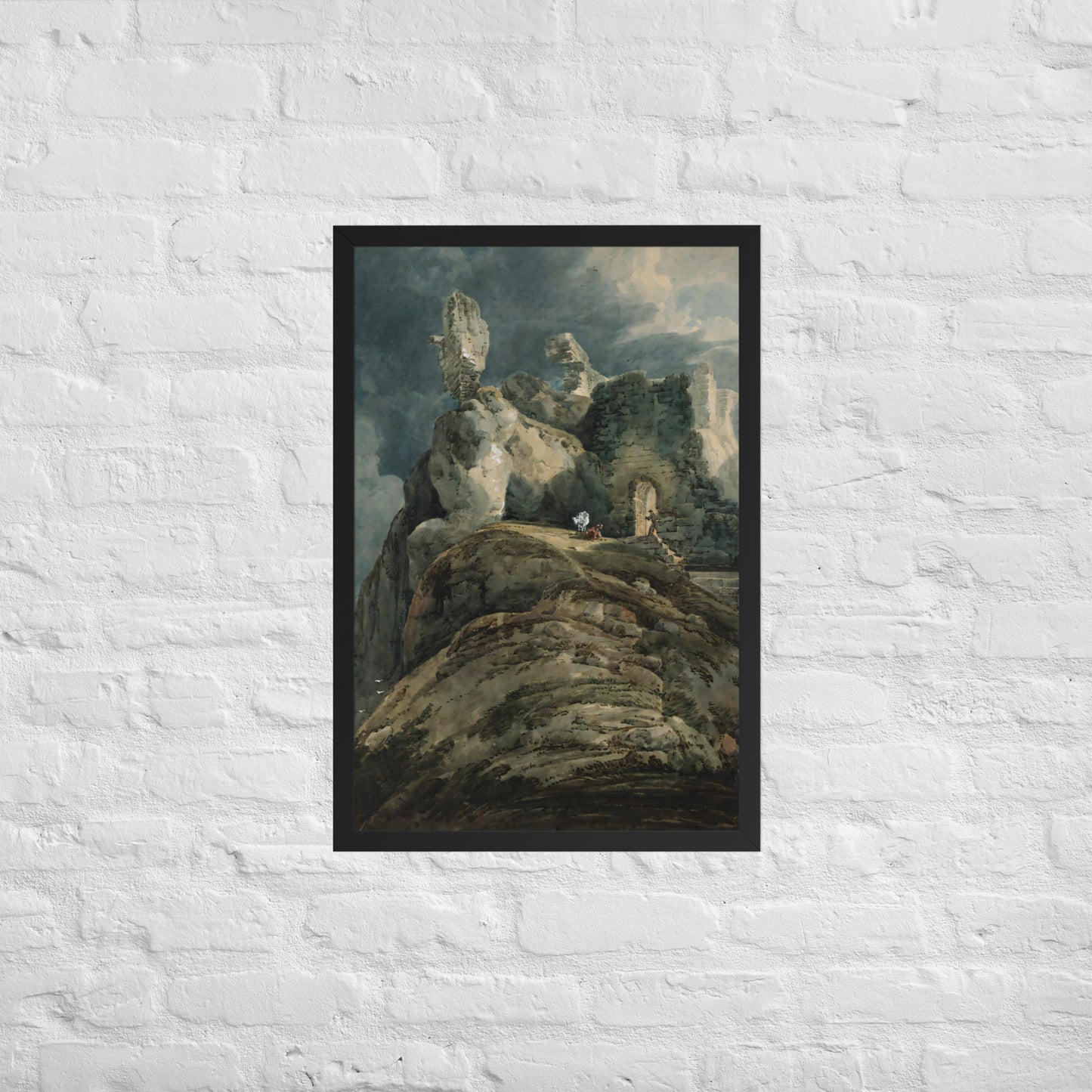 Bamburgh Castle Northumberland by Thomas Girtin