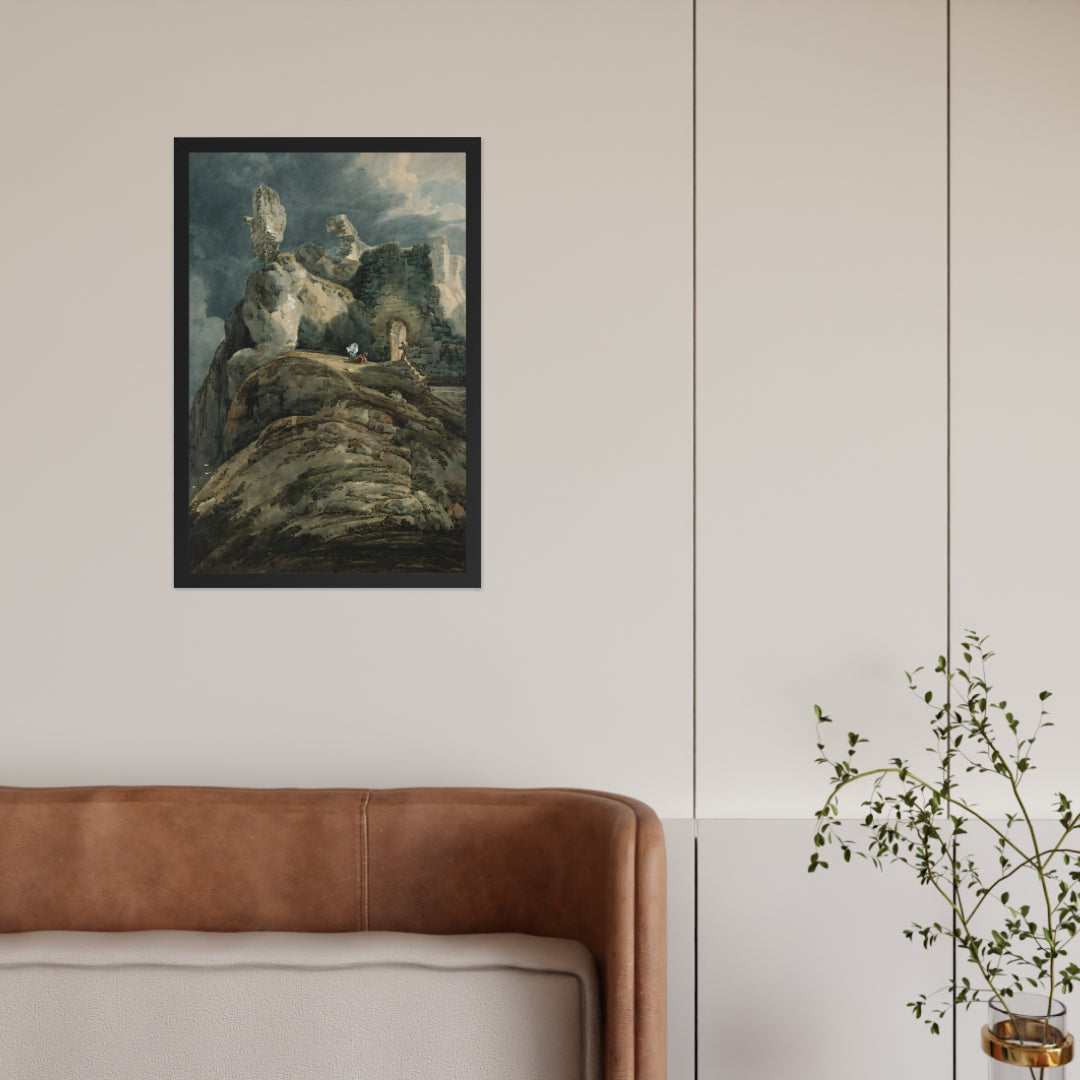 Bamburgh Castle Northumberland by Thomas Girtin