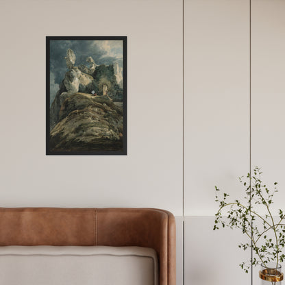 Bamburgh Castle Northumberland by Thomas Girtin