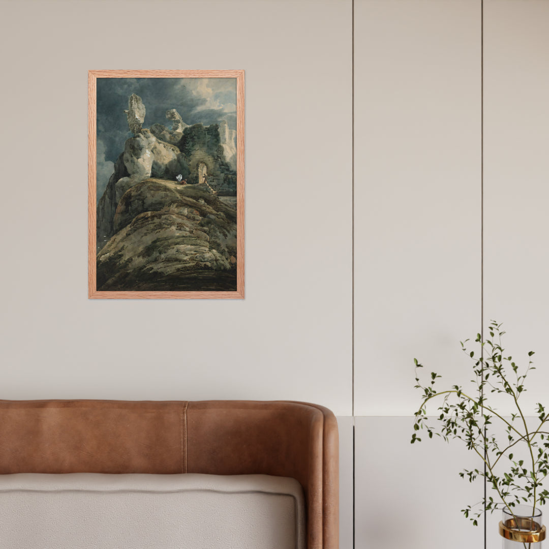 Bamburgh Castle Northumberland by Thomas Girtin