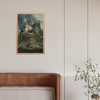 Bamburgh Castle Northumberland by Thomas Girtin