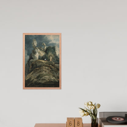 Bamburgh Castle Northumberland by Thomas Girtin