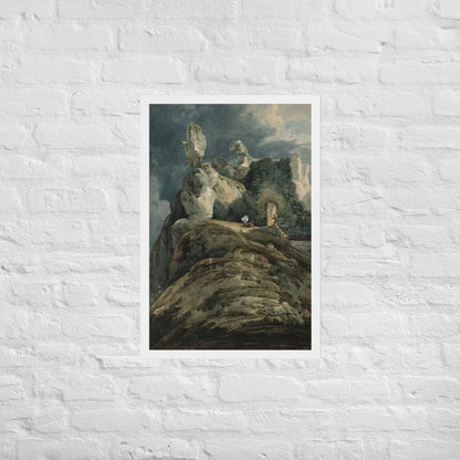 Bamburgh Castle Northumberland by Thomas Girtin