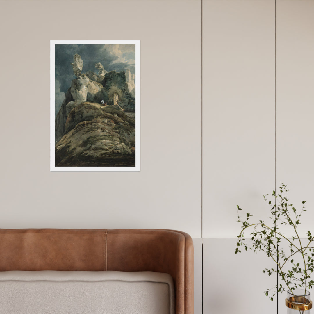 Bamburgh Castle Northumberland by Thomas Girtin