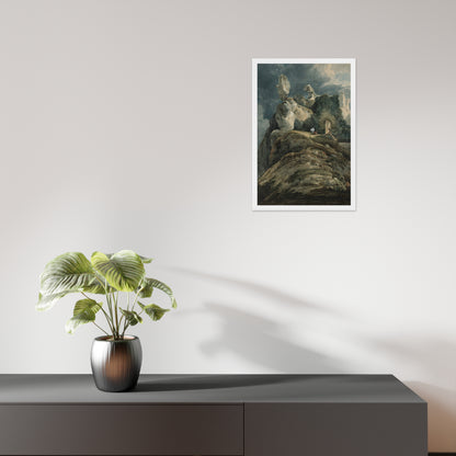 Bamburgh Castle Northumberland by Thomas Girtin