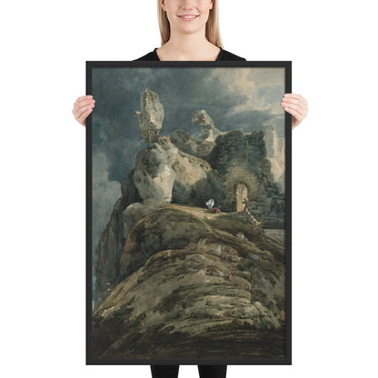 Bamburgh Castle Northumberland by Thomas Girtin