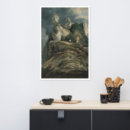 Bamburgh Castle Northumberland by Thomas Girtin