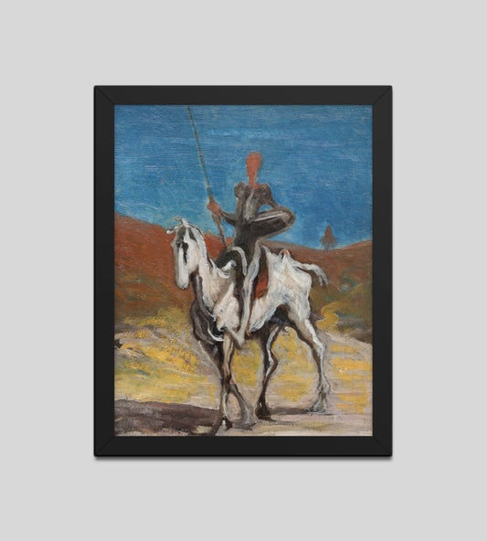Don Quixote and Sancho Pansa by Honore Daumier