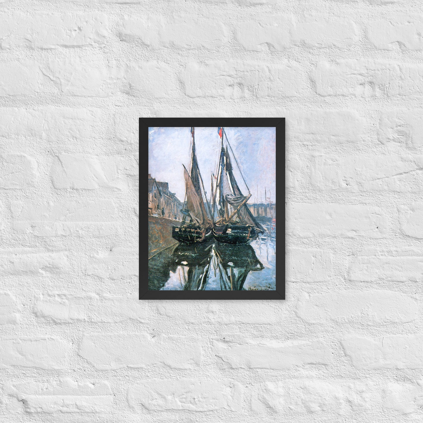 Fishing Boats at Honfleur by Claude Monet