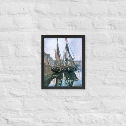 Fishing Boats at Honfleur by Claude Monet