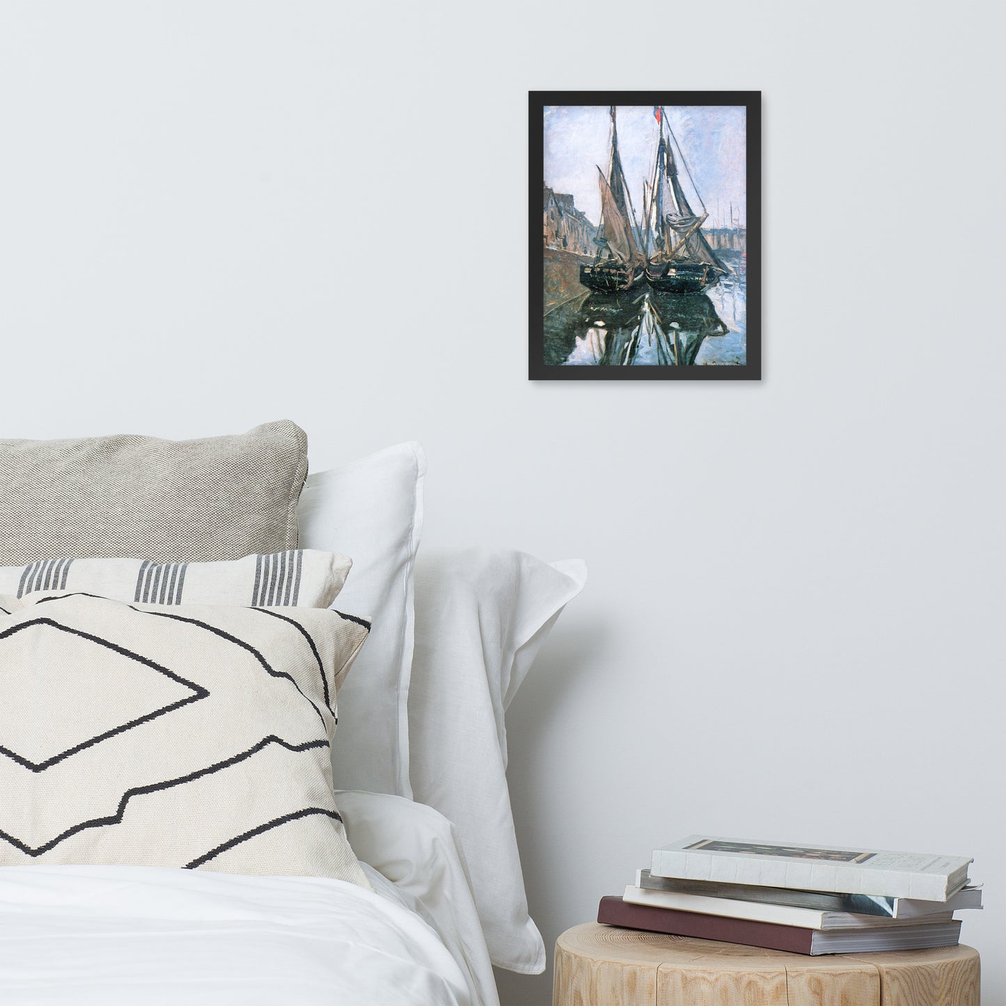 Fishing Boats at Honfleur by Claude Monet