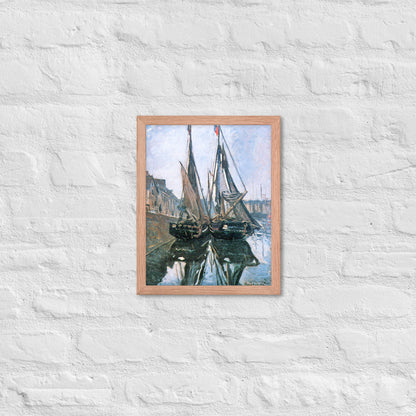 Fishing Boats at Honfleur by Claude Monet