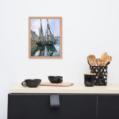 Fishing Boats at Honfleur by Claude Monet