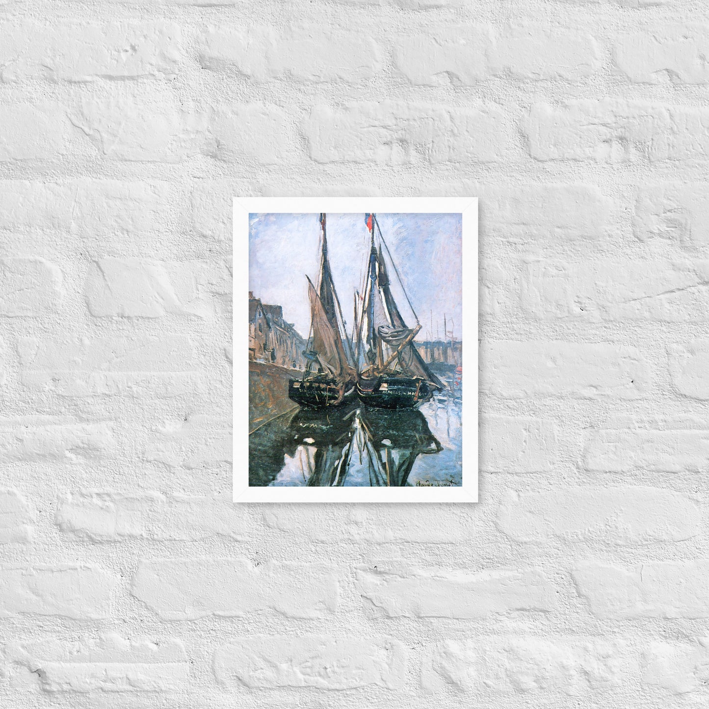 Fishing Boats at Honfleur by Claude Monet