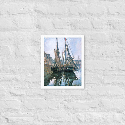 Fishing Boats at Honfleur by Claude Monet