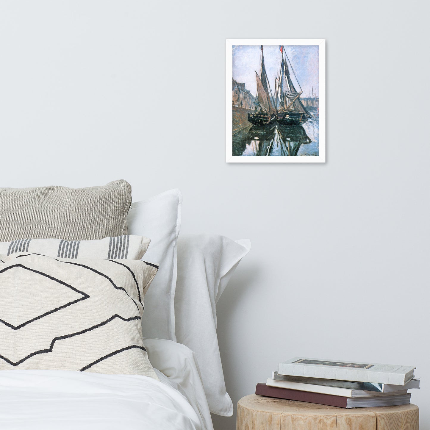 Fishing Boats at Honfleur by Claude Monet