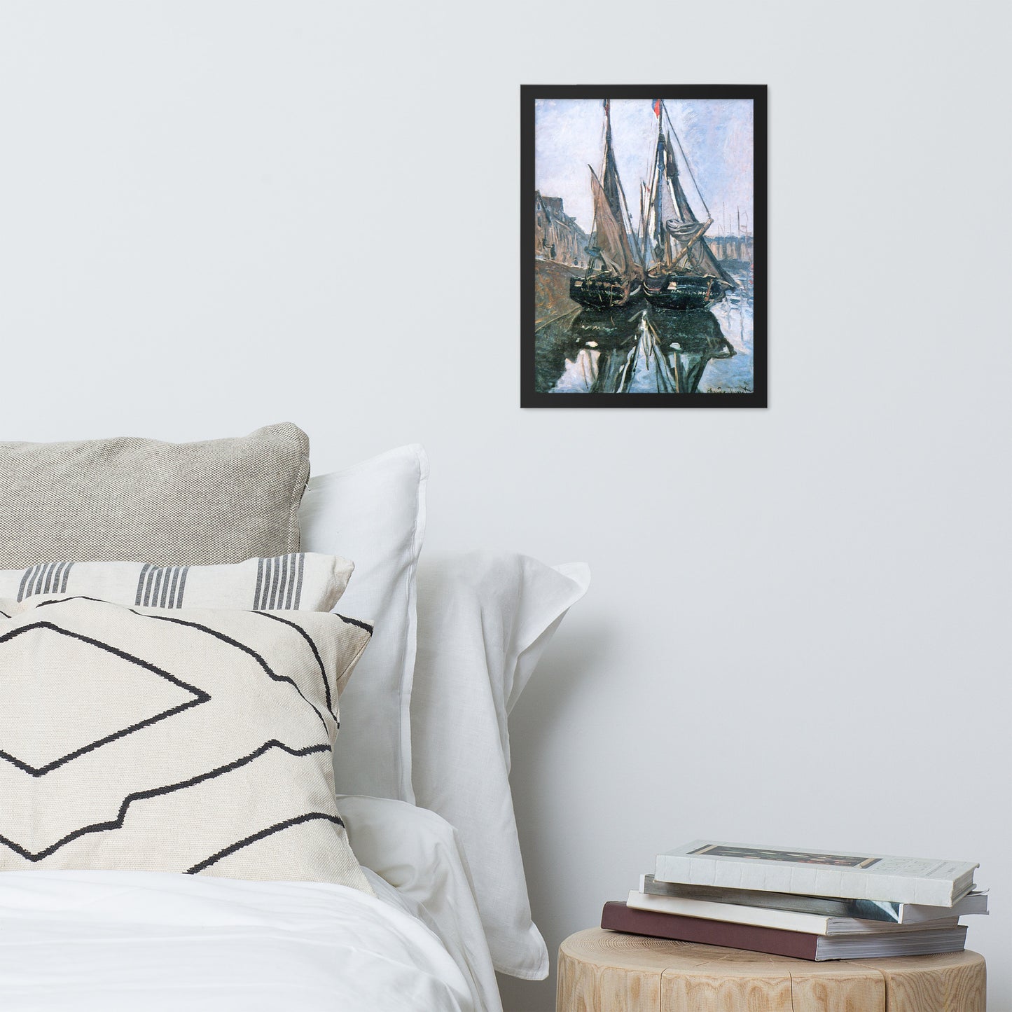 Fishing Boats at Honfleur by Claude Monet