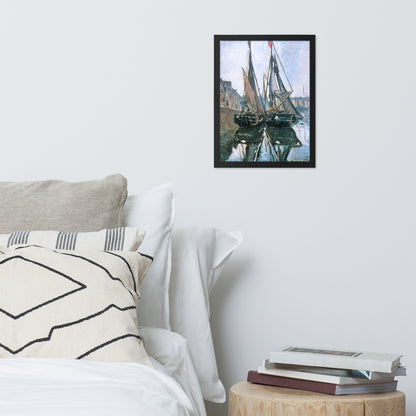 Fishing Boats at Honfleur by Claude Monet