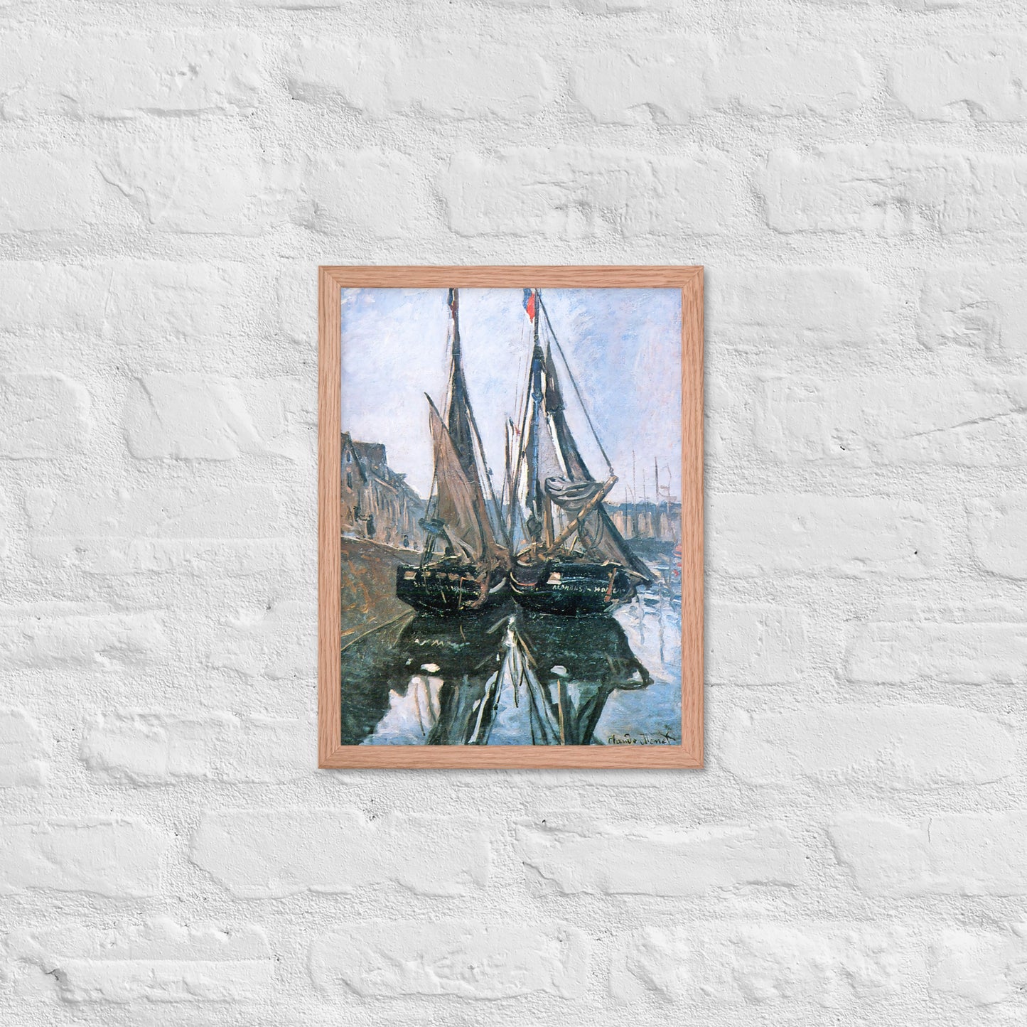 Fishing Boats at Honfleur by Claude Monet