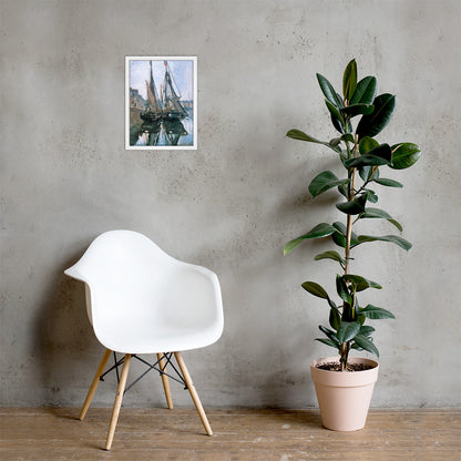 Fishing Boats at Honfleur by Claude Monet