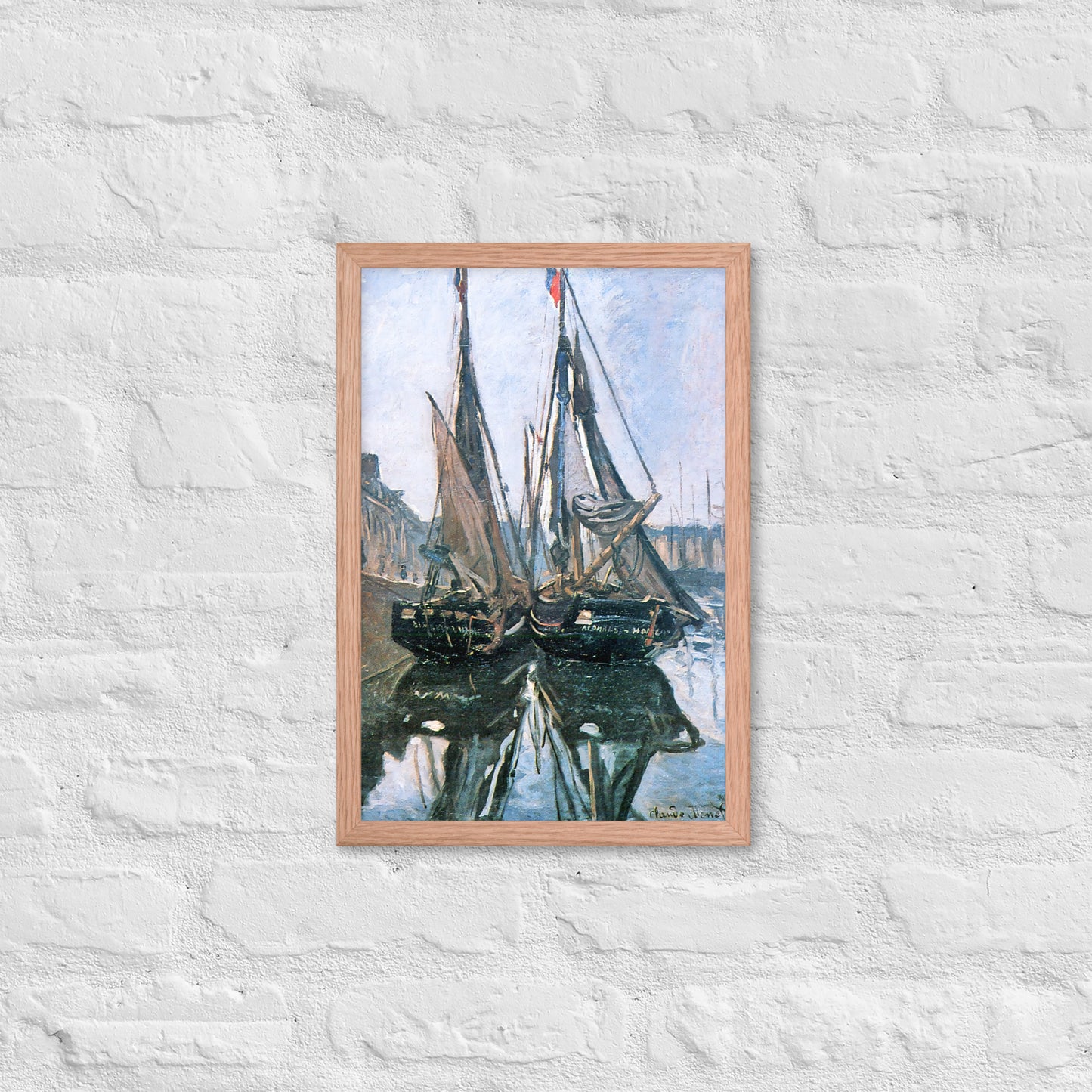 Fishing Boats at Honfleur by Claude Monet