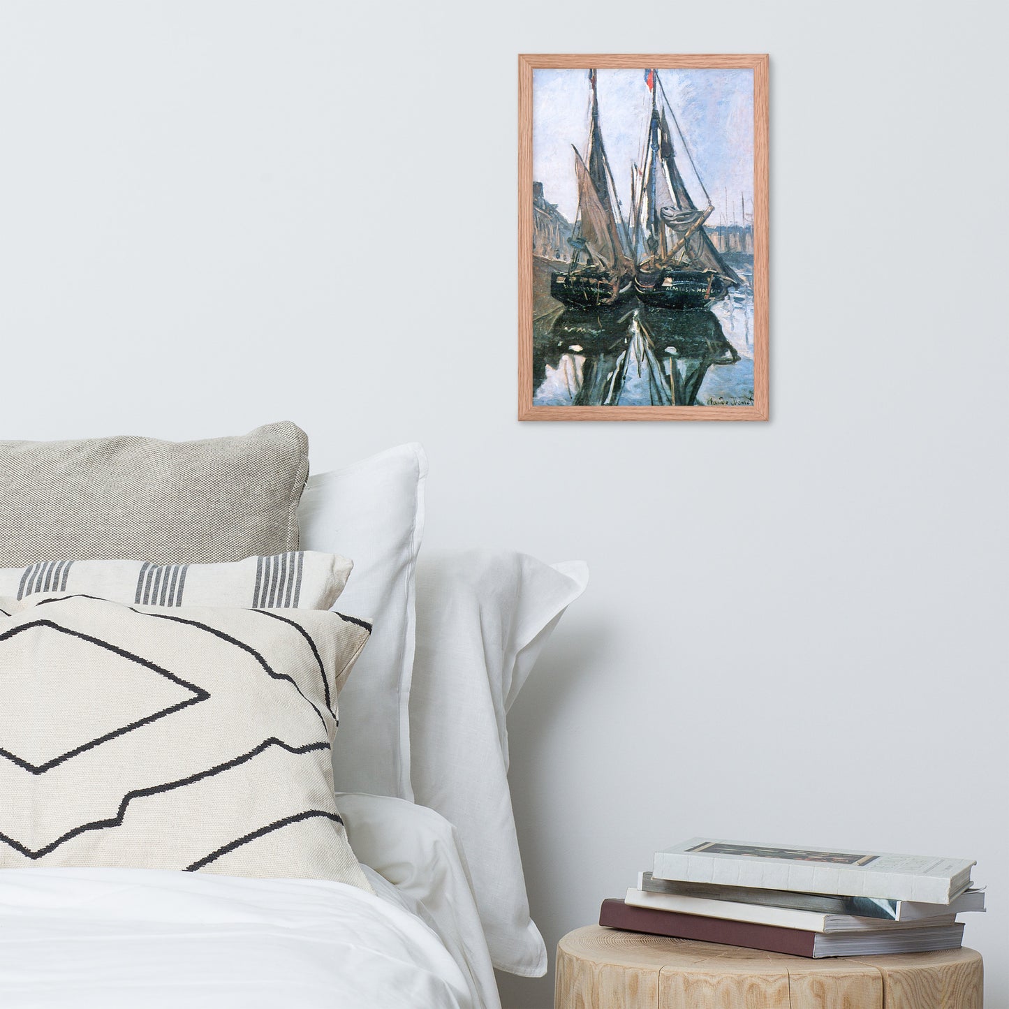 Fishing Boats at Honfleur by Claude Monet