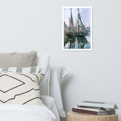 Fishing Boats at Honfleur by Claude Monet