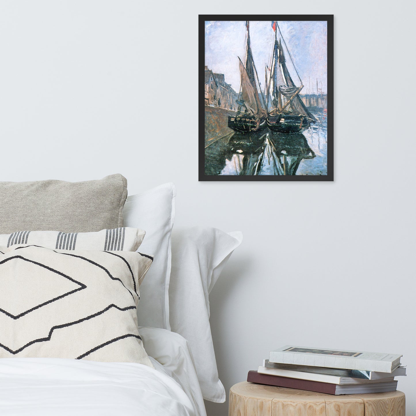 Fishing Boats at Honfleur by Claude Monet