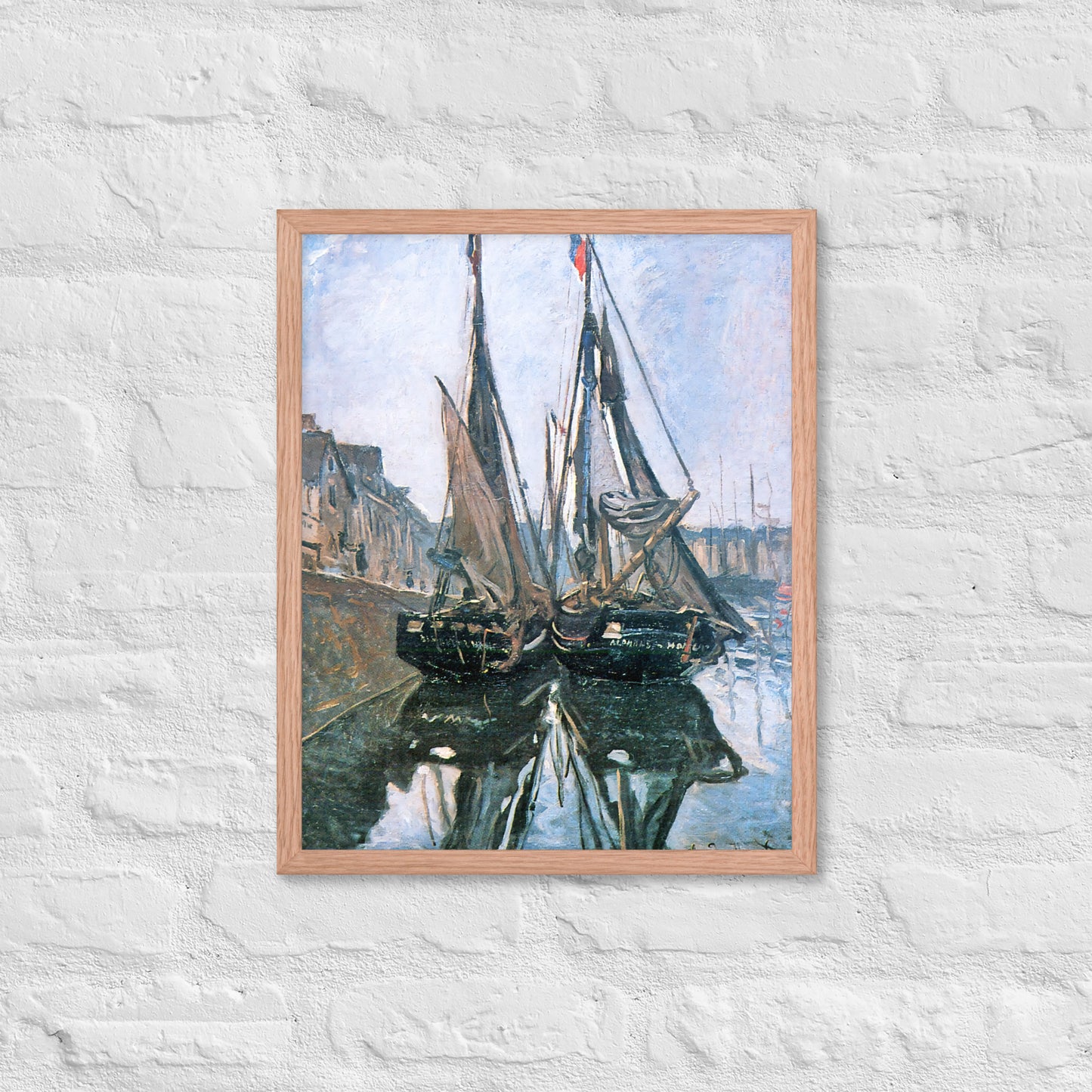 Fishing Boats at Honfleur by Claude Monet