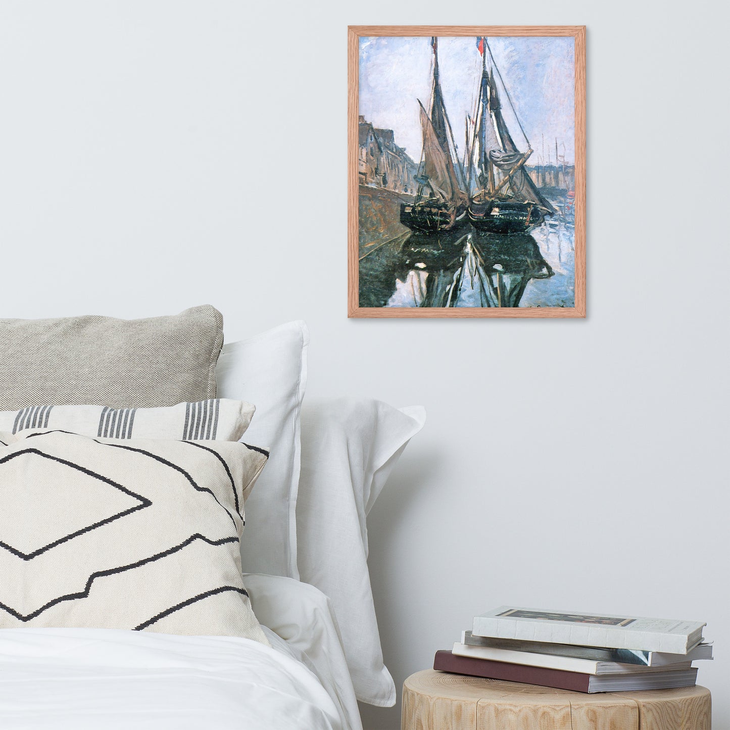 Fishing Boats at Honfleur by Claude Monet