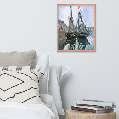 Fishing Boats at Honfleur by Claude Monet