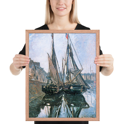 Fishing Boats at Honfleur by Claude Monet