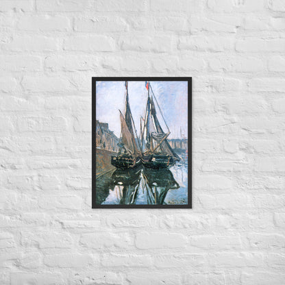 Fishing Boats at Honfleur by Claude Monet