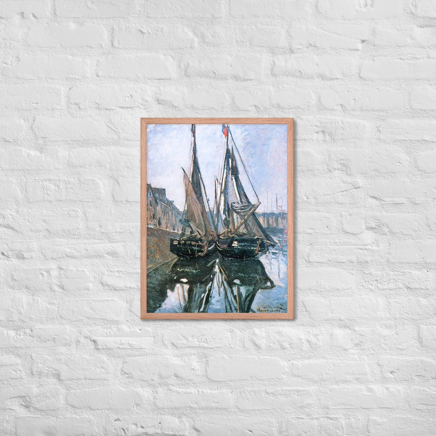 Fishing Boats at Honfleur by Claude Monet